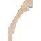 Ekena Millwork 3 1/2"W x 18"D x 30"H Merced Smooth Knee Brace, Douglas Fir BRC04X18X30MRC00SDF - alternate 2